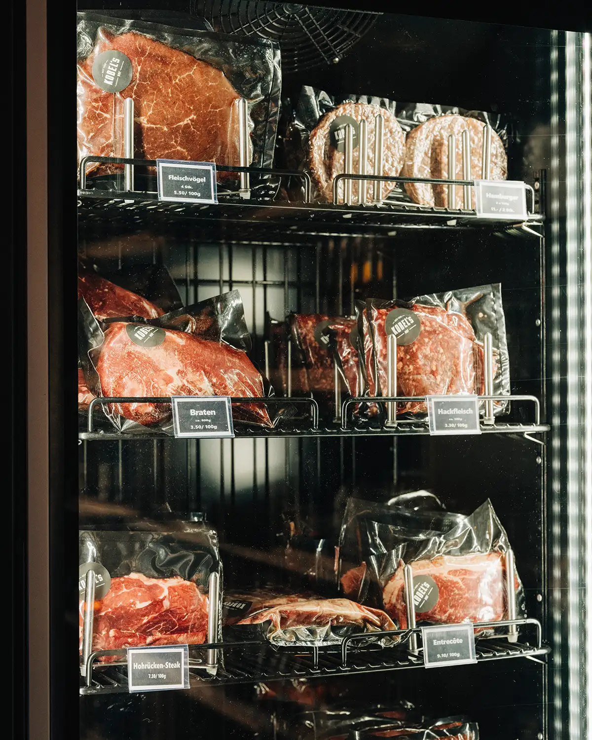 Fleisch aus dem Kühlschrank